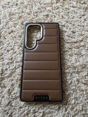 Elite Burga Samsung S25 Ultra Brown Puffy Phone Case